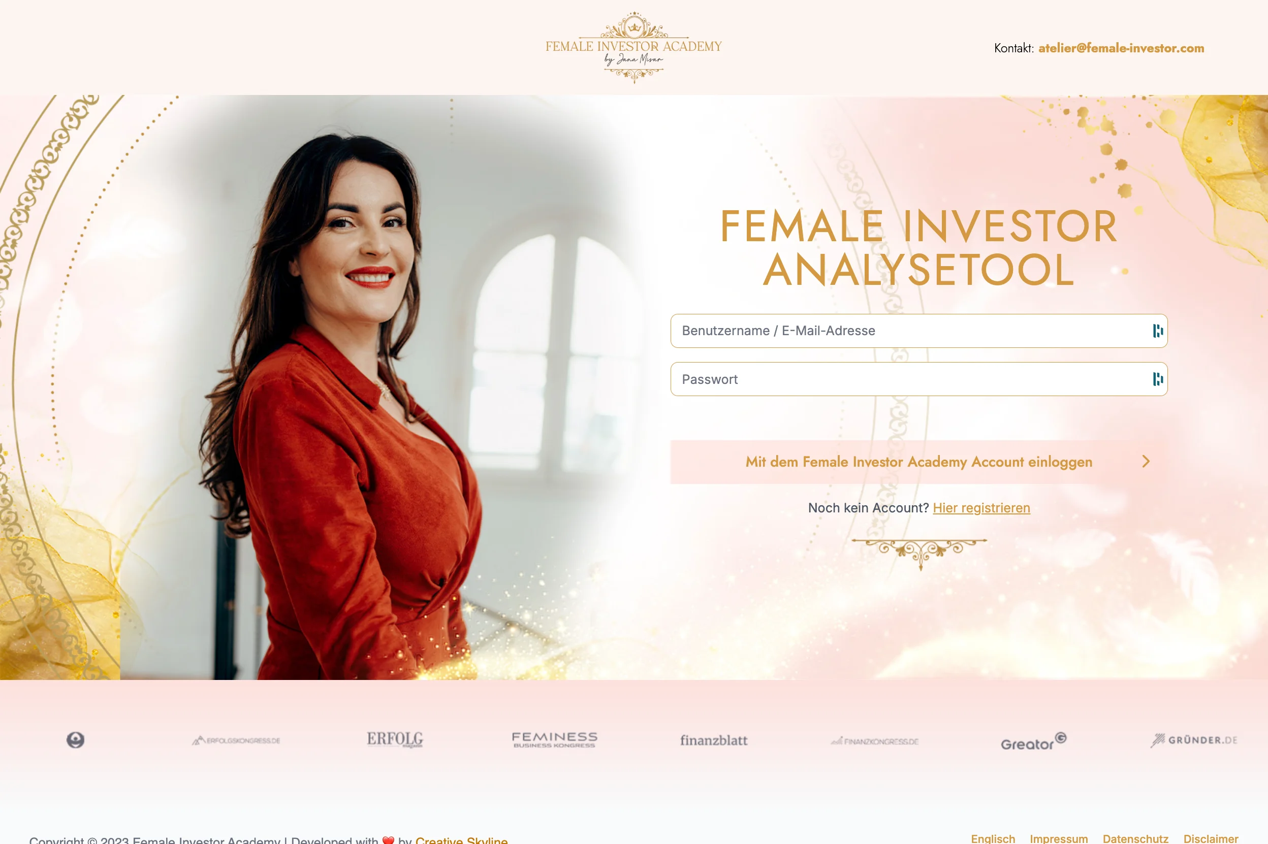 Female-Investor Aktienanalyse